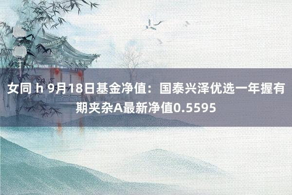 女同 h 9月18日基金净值：国泰兴泽优选一年握有期夹杂A最新净值0.5595