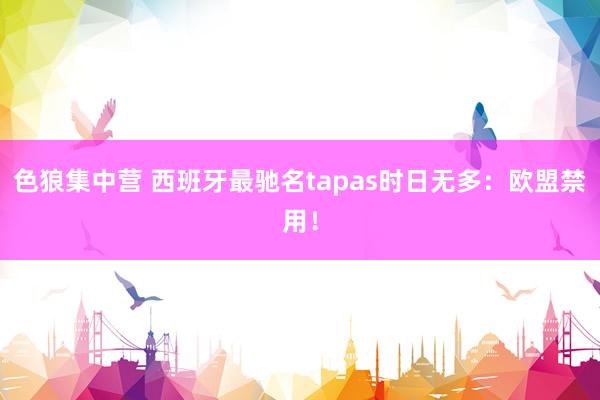 色狼集中营 西班牙最驰名tapas时日无多：欧盟禁用！