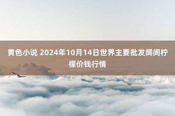 黄色小说 2024年10月14日世界主要批发阛阓柠檬价钱行情